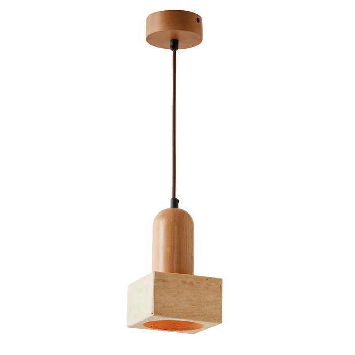 Opviq Suala - Oak Lámpara de Araña de Madera y Travertino Opviq Suala - Oak Lámpara de Araña de Madera y Travertino